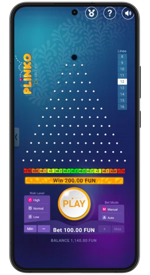 Plinko Gambling Game